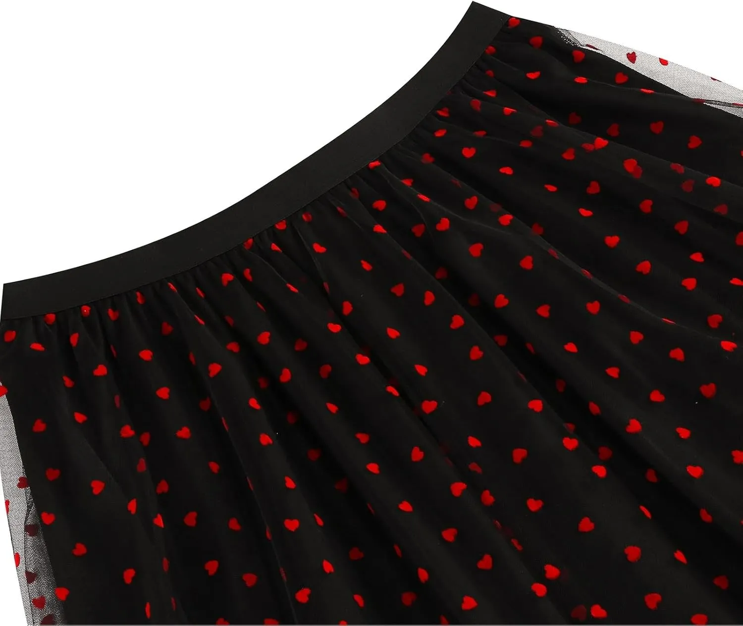 Women Tulle Maxi Skirt High Waist Pleated Ruffle Elastic Waist Midi Skirts Mesh Ballet Prom Party Aline Tutu Skirt
