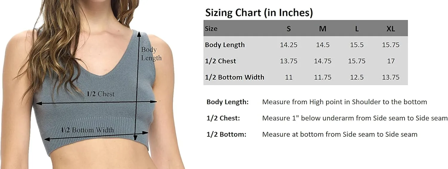 Women's 100% Cashmere Soft Cropped Pajama Tank Top