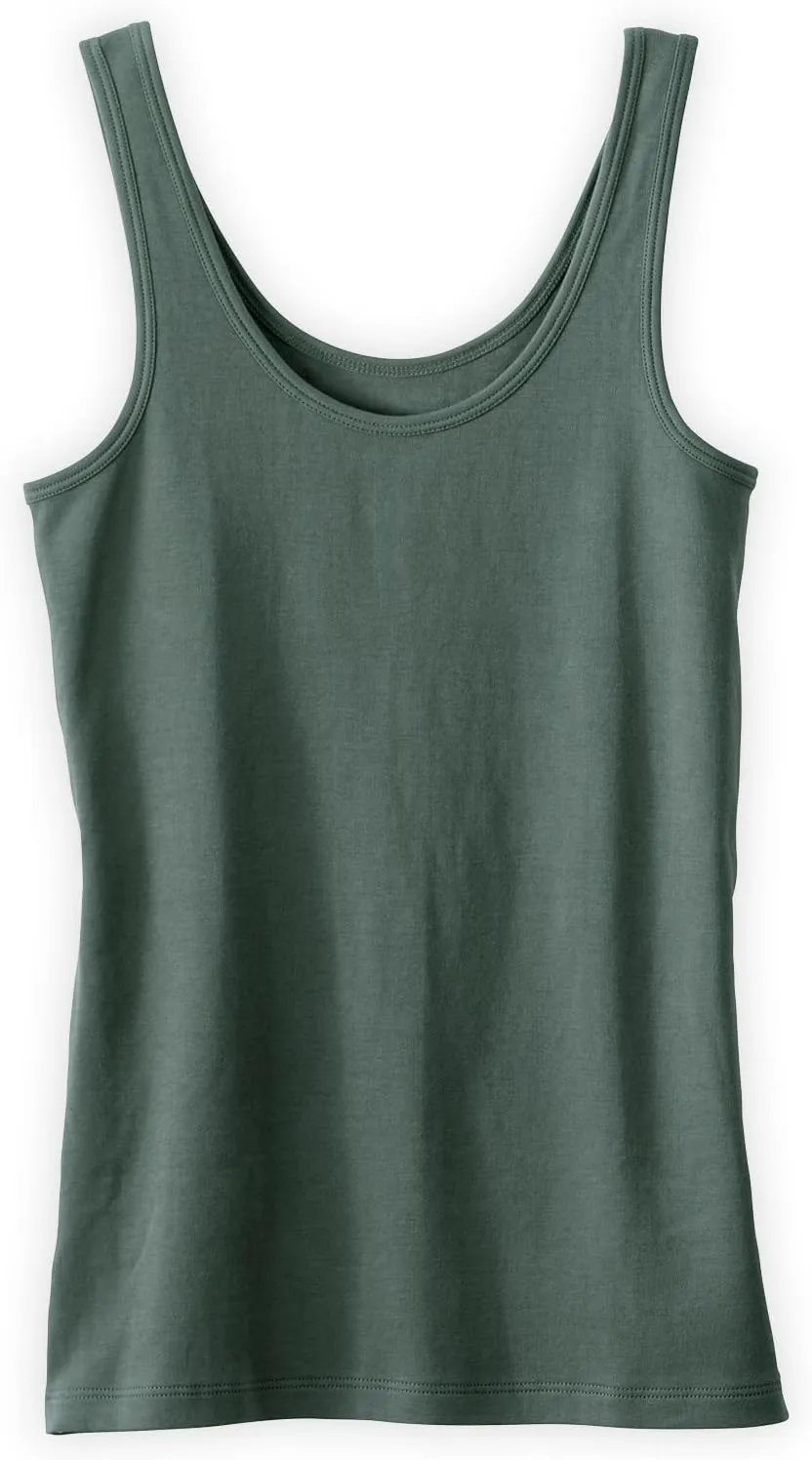Women's 100% Organic Pima Cotton Luxe Tank Top