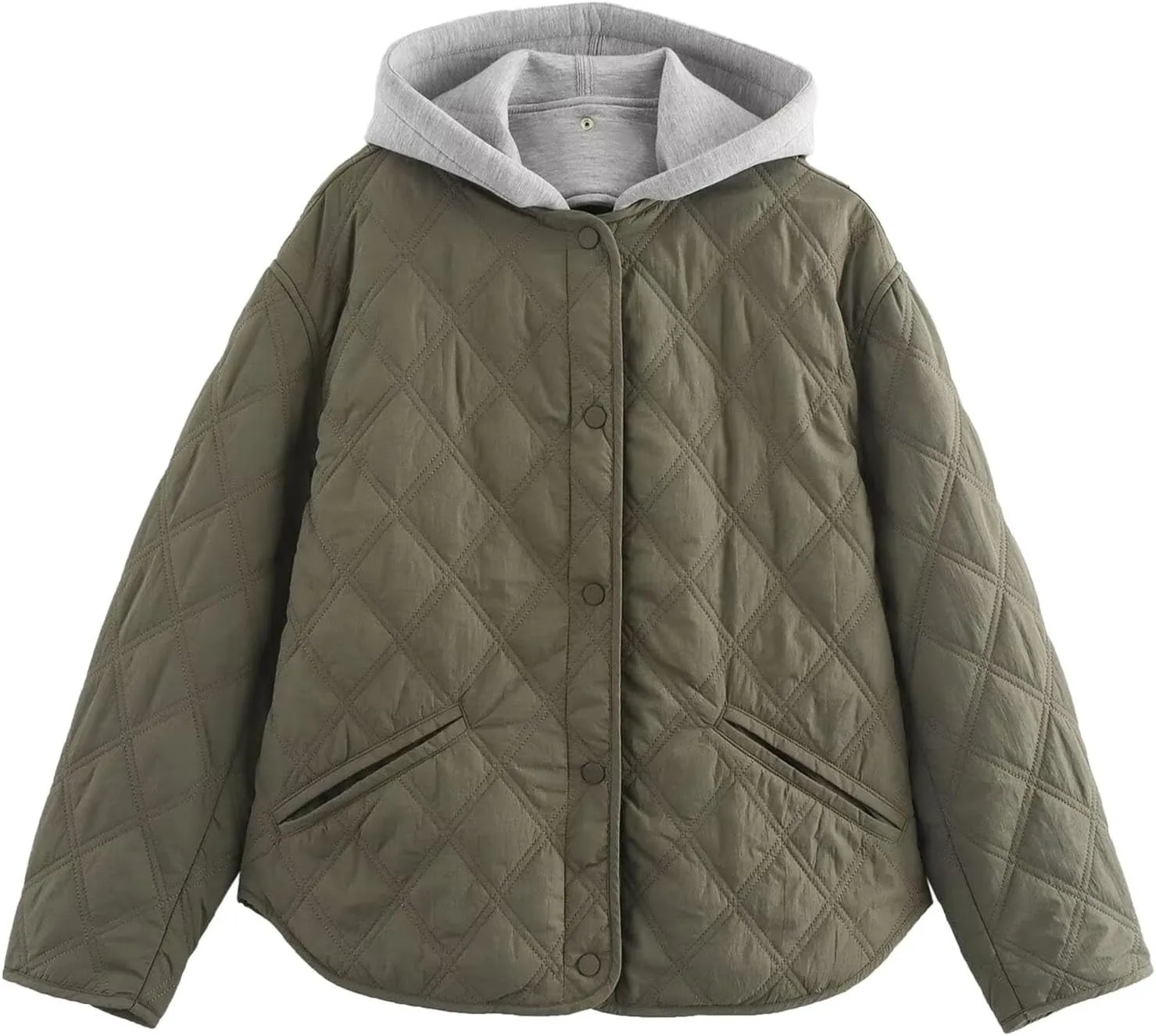 Womens Down Jacket Coat Solid Long Sleeve Padded Jacket Coat Fuzzy Sherpa Coat with Pockets