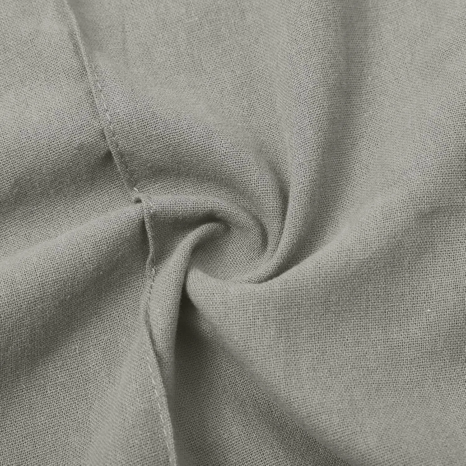 Women's Linen Pants Women's Relax Fit Linen Pants - Lightweight Summer Casual Trousers with Elastic Waist
