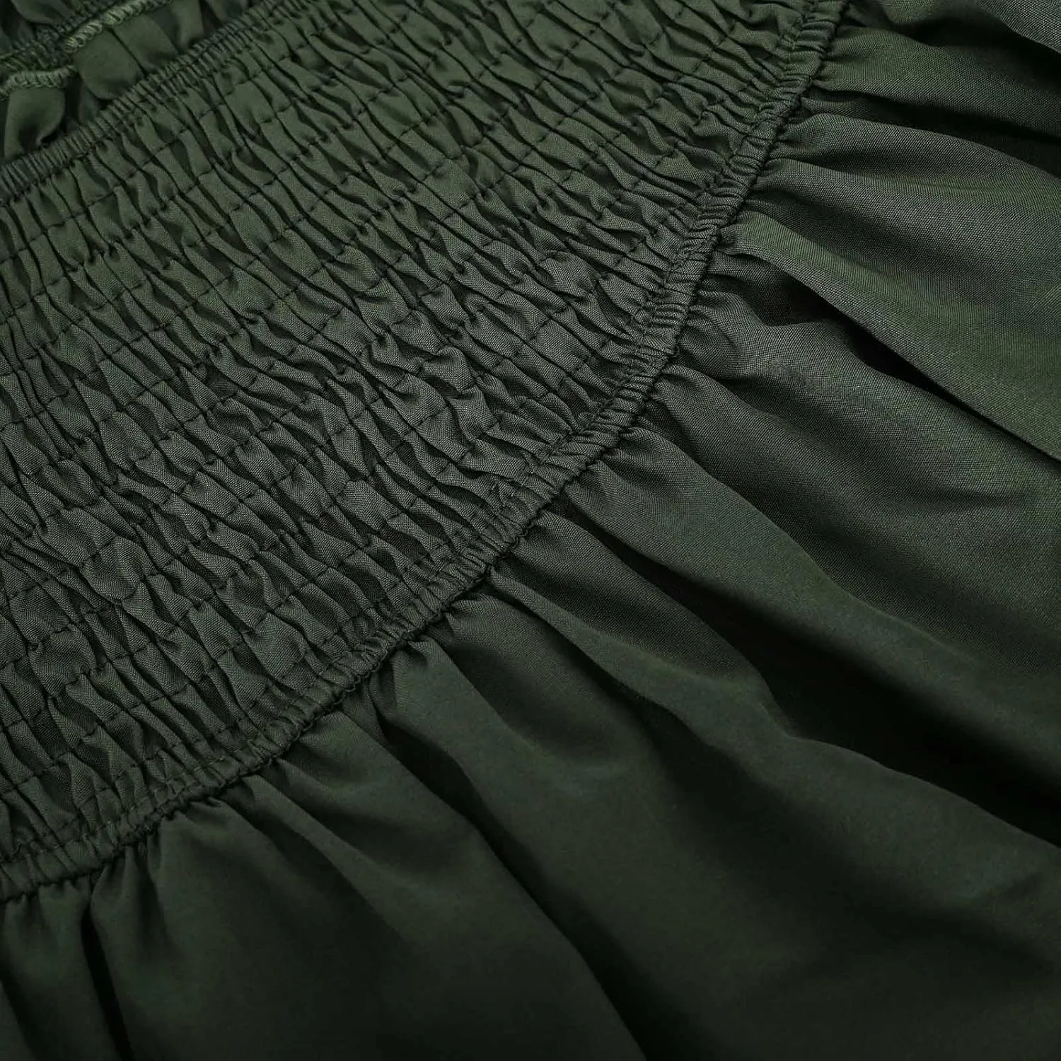 Women's Mini Skirt Elastic High Waist Pleated Skirt Double Layered Ruffle Short Skirt Cute Tiered Sports Skirt