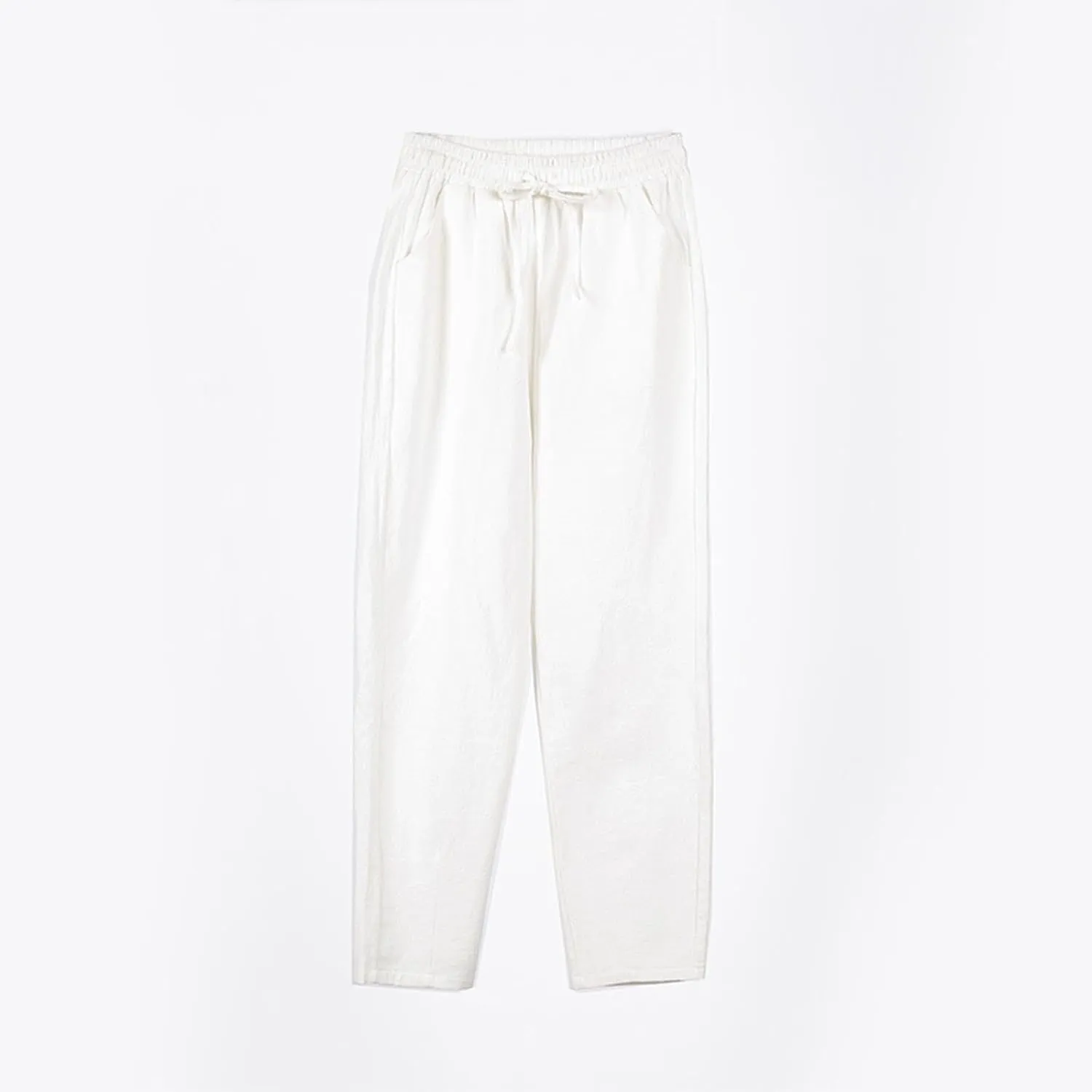 Women's Pants, Straight Leg Casual Everyday Linen Peasant Pants Sweatpants Lounge Plus
