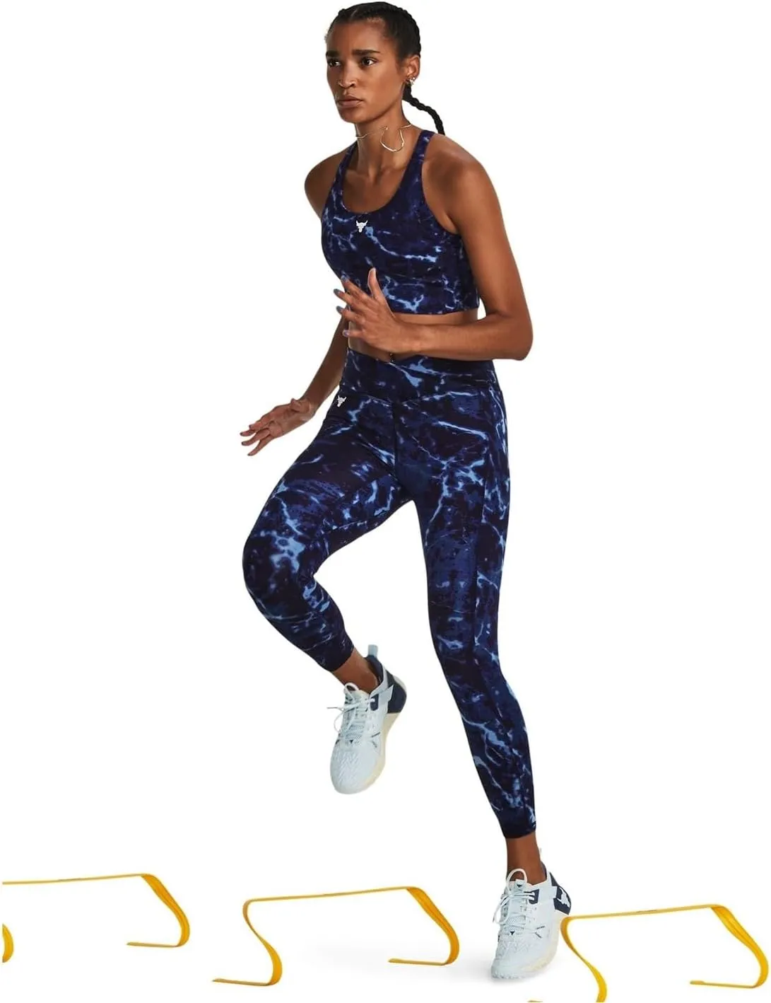 Women's Project Rock Lets Go Crossover Printed Top