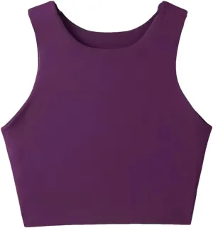 Women's Solid Color Slim Fit Short Camisole Top