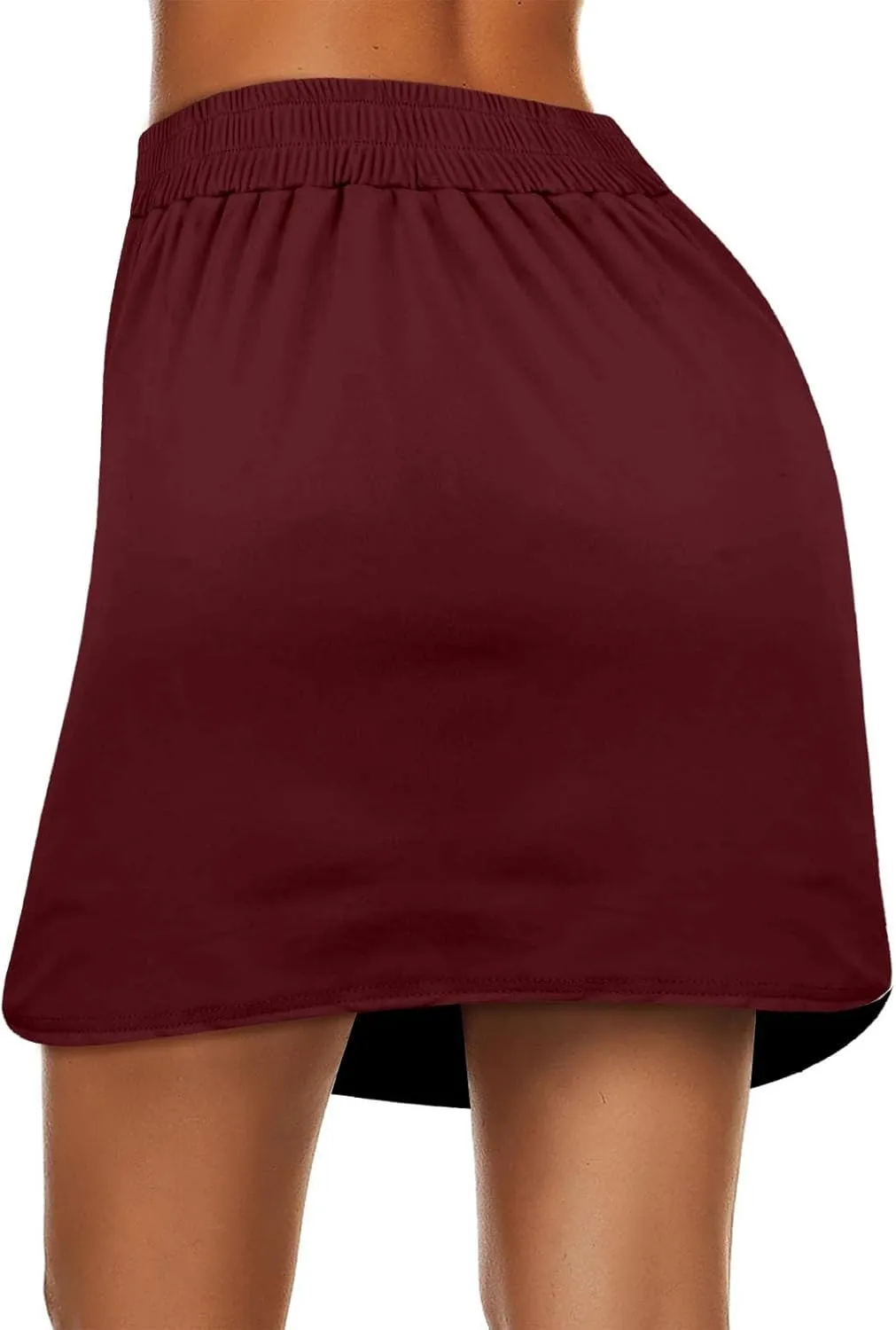 Women's Tennis Skirt with Pockets Athletic Golf Skirts for Women Womens Drawstring High Waist Skirt