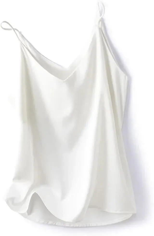 Women's V-Neck Short Inner Top One-Shoulder Camisole