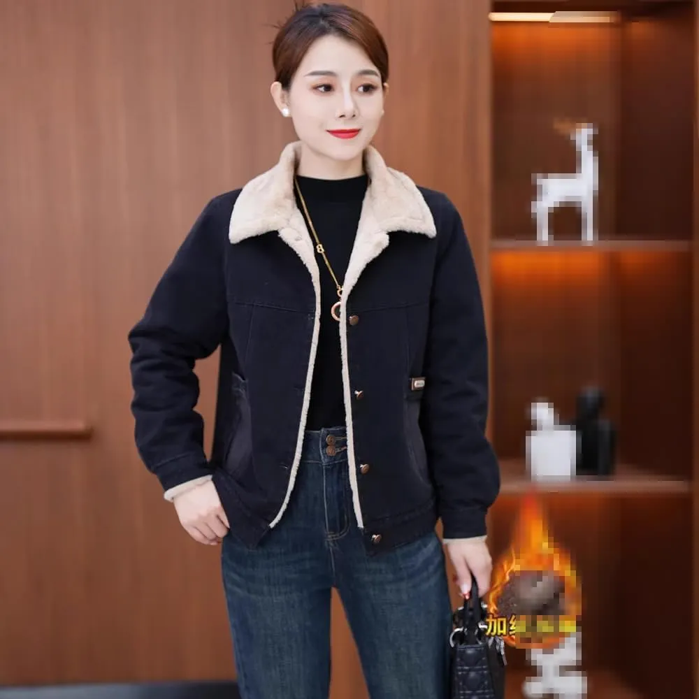 Women's Winter Casual Short Cotton Padded Jackets and Cotton Coats
