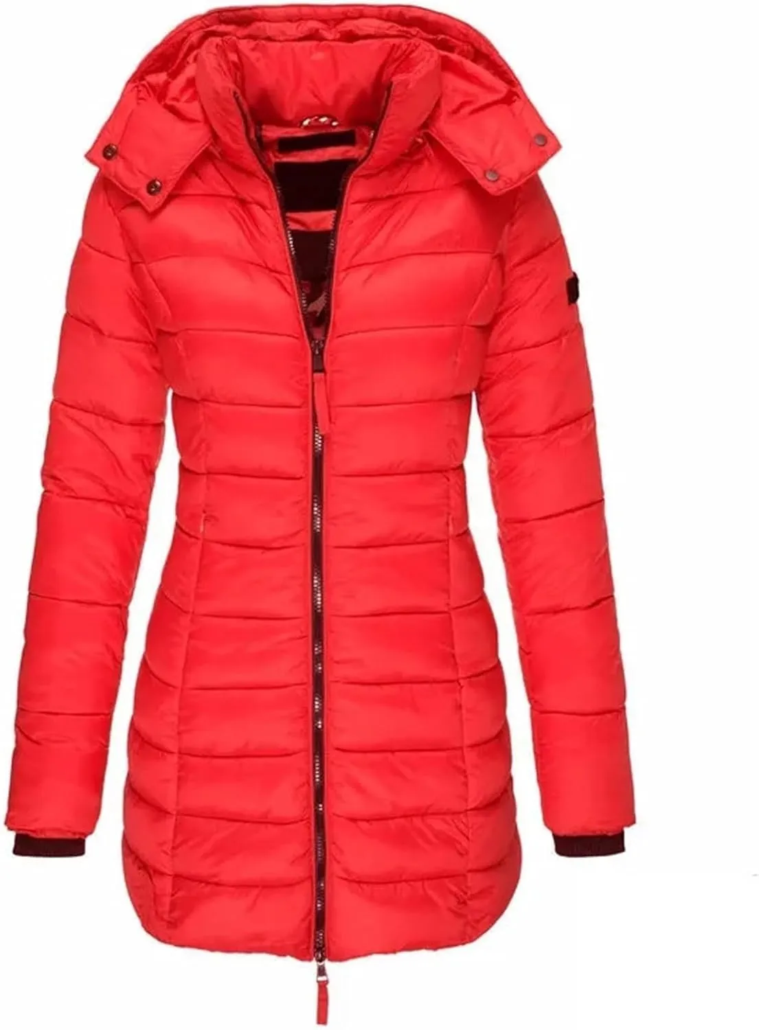 Womens Winter Coats with Hood Thicken Quilted Puffer Parka Jacket Oversized Long Sherpa Jackets Warm Bubble Coat