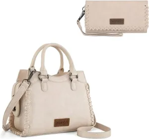 Wrangler Top Handle Bag and Trifold RFID Wristlet Wallet