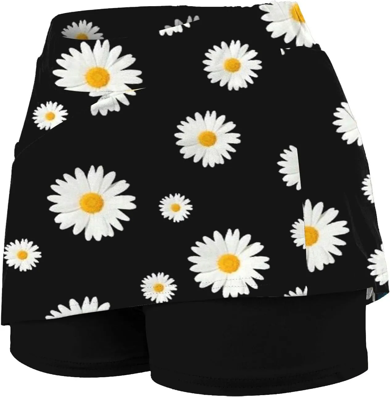 ZYXTIM Tennis Skirt for Women Athletic Skorts with Pockets Plus Size High Waist Tummy Control Stretch Quick Dry Mini Skirt